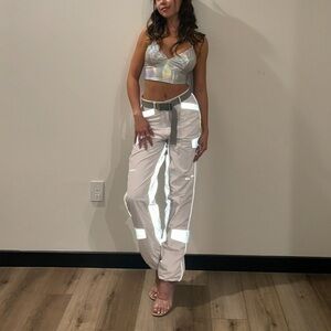 Reflective I.Am.Gia Pants White